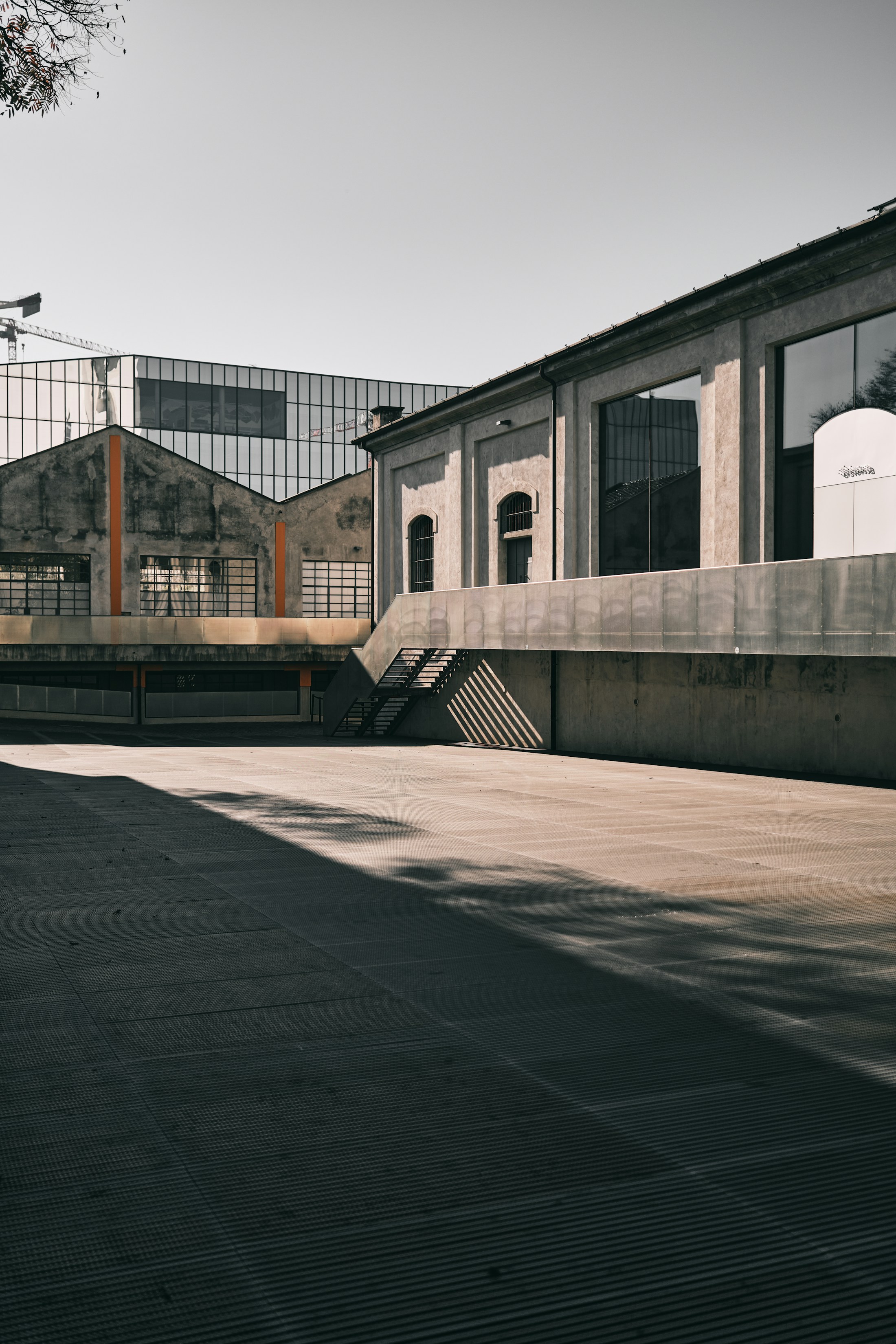 Modern industrial architecture expressing scale and operational structure
